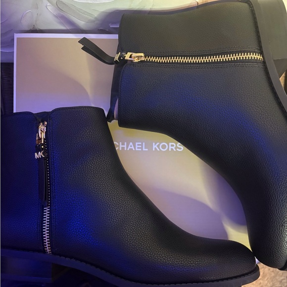 Michael Kors Black Ankle Boots - Picture 2 of 6